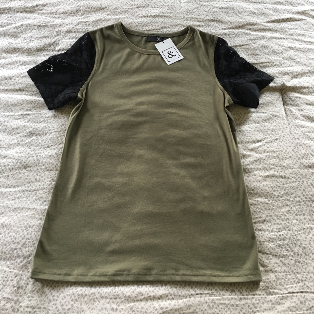 Mindy Mae’s Market Ampersand lace tee